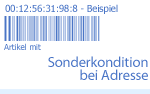 Artikel mit Sonderkonditionen bei Adresse 10000