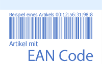 Artikel mit EAN Codes